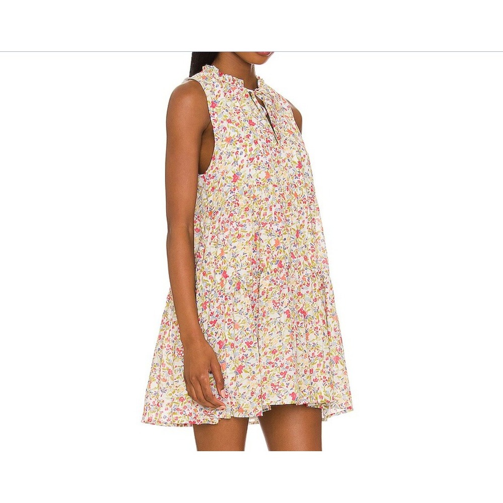 BB Dakota Steve Madden Revolve Sunny Disposition‎ Dress Floral Tiered Mini Small